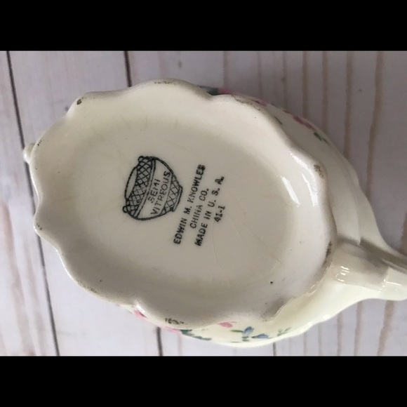 Edwin M Knowles Semi Vitreous Dish W Lid - Picture 8 of 8